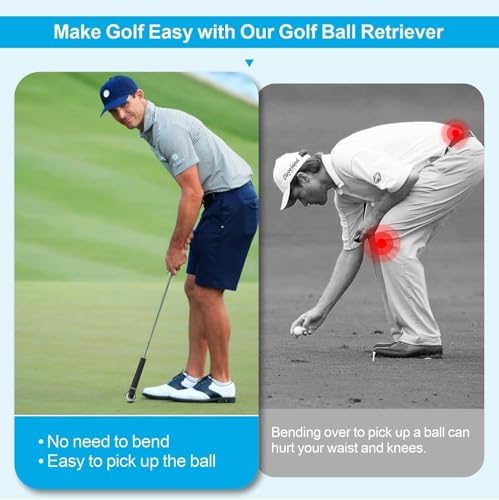 Golf Ball Picker Upper for Putter Golf Manual Ball Retriever Grabber - Image 5