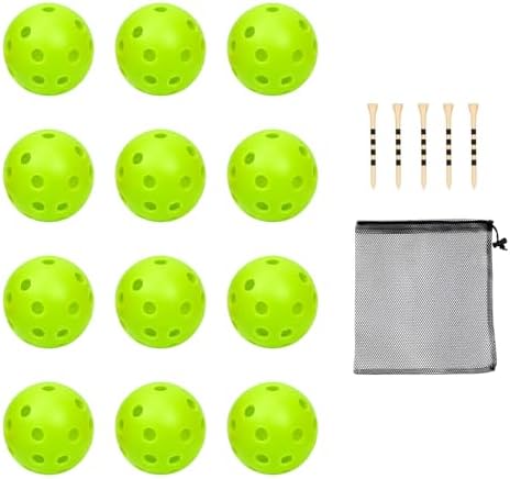Plastic Golf Balls Practice Limited Flight Golf Training Ball Hollow Swing by Bac-kitchen