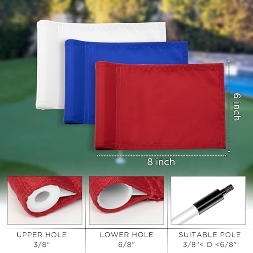 KINGTOP Solid Mini Golf Flags - Image 3