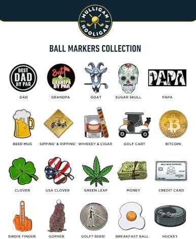 Funny Golf Ball Marker + Premium Magnetic Hat Clip | Unique Gift - Image 6