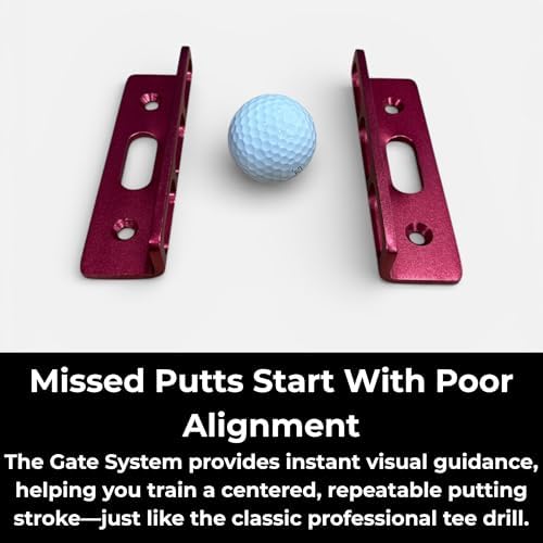 Gate System - Putting Alignment Practice Tool Trainer - Golf Alignment Aid - - Image 2