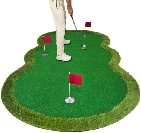 Golf Putting Green Mat 10ft x 5ft, Large Putting Green by SirChic