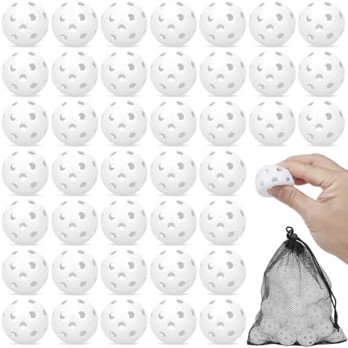 Coopay 20/40/80 Pack Mini Plastic Practice Baseballs, 1.65inch Small Soft by Coopay