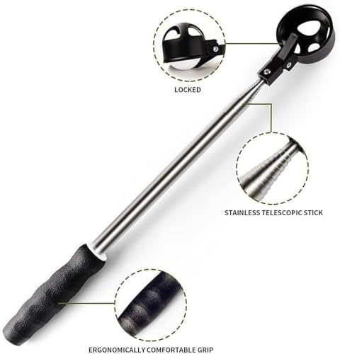 harayaa Golf Ball Retriever Telescopic Up Tool Golf Picker - Image 3