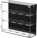 SiliFine Acrylic Golf Ball Display Case Wall Mounted Golfball Holder 3 Layer by SiliFine