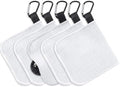 Batiyeer 5 Pack Small Golf Towel 5.5 x 5.5 Inch Microfiber Waffle Material by Batiyeer