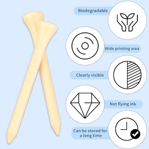 100-1000pcs Personalized Golf tees, Printed - Image 5