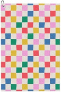 Colorful Checkered Golf Towel Microfiber by Unknown