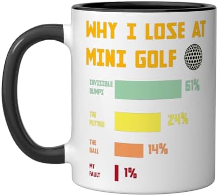 Mini Golf Champion Humor Family Golfers Ceramic Mug by Unknown