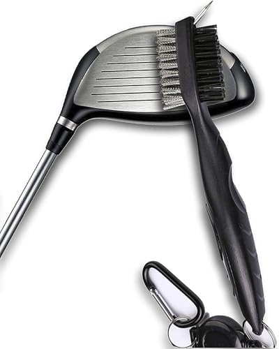 Golf Towel & Groove Cleaner Brush Kit, Tri-Fold Microfiber Waffle - Image 6