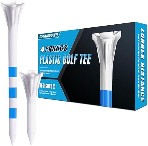CHAMPKEY Professional 170 Pack Plastic Golf Tees Assorted Pack by ++Champkey
