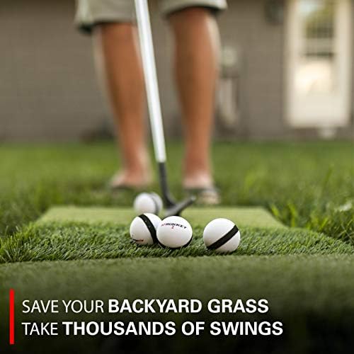 Rukket Tri-Turf Golf Hitting Mat Attack, Portable Driving, Training Aids - Image 2