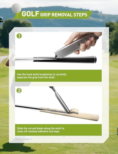 Golf Grip Tape Removal Tool Kit, Grip Remover Saver Perfect - Image 2