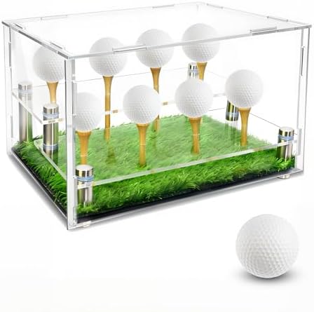 Acrylic Metal Golf Ball Display Case by WelcometoHokoad