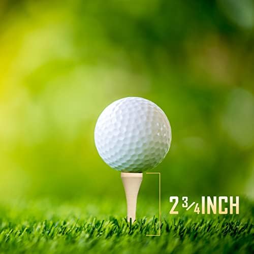 250/130/100 Pack of 2-3/4 or 3-1/4 Inches Professional Bamboo Golf Tees - Image 5