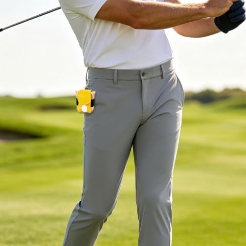 WCRAZYE Leather Golf Ball Bag Pouch - Image 4