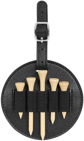 Tee Holder Pouch, Portable Bag Organizer, Durable Golf Accessories, Golf Gift by TOCCOOL