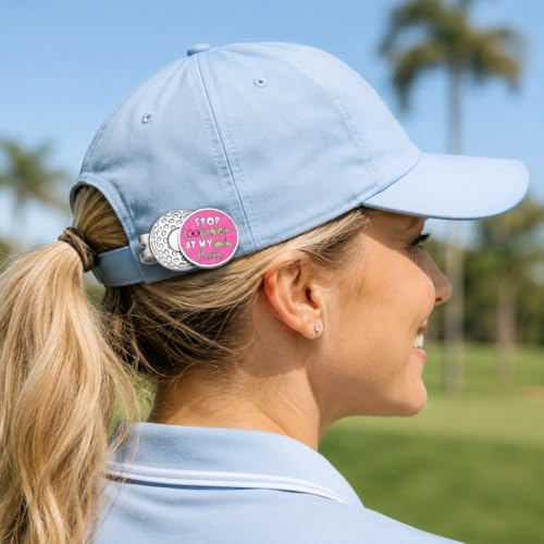 Funny Golf Ball Markers for Women Golf Accessories Hat Clip Female Golfer - Image 6