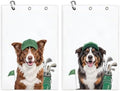 2 Pcs Australian Shepherd Golf Towel 16x24 Inch, Golf Gifts by Unknown
