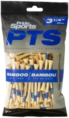 PrideSports PTS Bamboo Golf Tees by PrideSports
