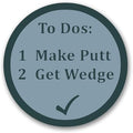 Plastic Golf Ball Markers for Putting Greens by Unknown