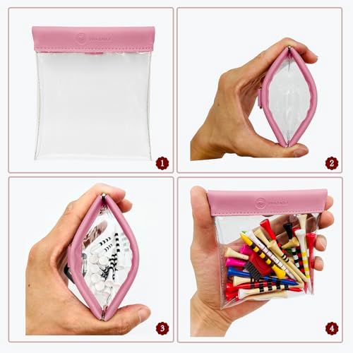 Golf Tees Pouch Bag with Clip - Image 2