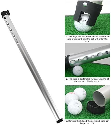 Golf Ball Retriever Tube, Aluminum Alloy Picker Upper Tube, Golf Balls Shagger - Image 4