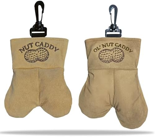 Nut Caddy Golf Pouch Men by ScaleWearDesign