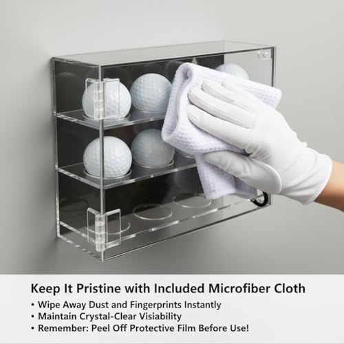 3-Tier Acrylic Golf Ball Display Case - Image 4