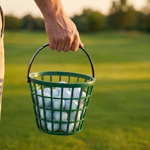 Bekith 2 Pack Plastic Golf Ball Basket, Golfball Container Ball Bucket - Image 6