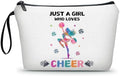 Cheerleader Cheerleading Gifts, Cheer Makeup Bag Pouch by ARIOSEY