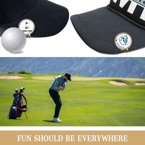 ubmpj Personalized Golf Ball Markers & Magnetic Hat Clip Set - Image 5