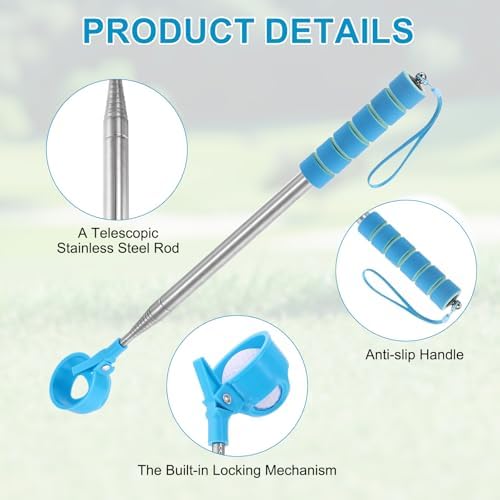 Golf Ball Retriever Telescopic Ball Grabber - Image 3