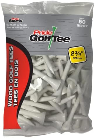 Pride Golf Tee, 2-3/4 inch Deluxe Tee by PrideGolfTee