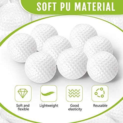 Junkin 24 Pcs Foam Golf Balls Practice Realistic Feel - Image 3