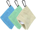 3Pcs Golf Ball Towel 5.5"x5.5" by YELARXI