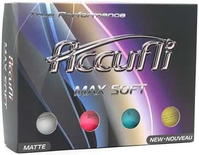 ACCUFLI Max Soft Matte Golf Balls by ACCUFLI