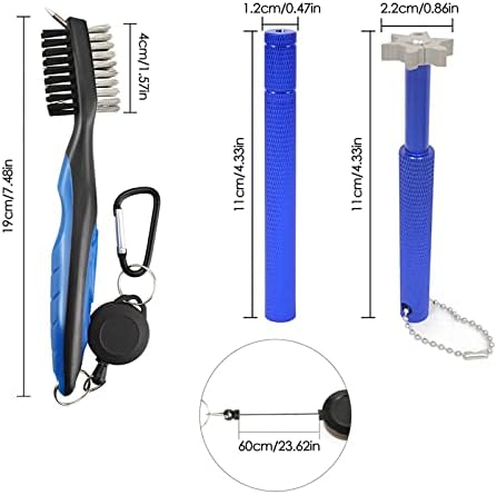 VIPMOON Golf Club Cleaner Kit, Portable Groove Sharpener Tool - Image 2
