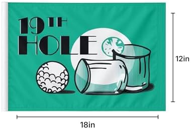 AGAS 19th Hole Golf Flag with Golf Tube Insert - Image 6