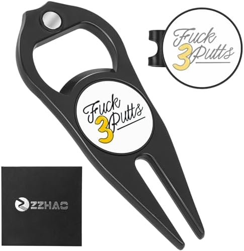 ZZHAO Golf Divot Tool and Golf Ball Marker, Divot Repair Tool，Golf Accessories by Unknown