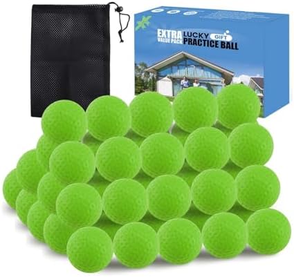 FINGER TEN Foam Golf Practice Balls Soft Indoor Outdoor by FINGERTENSport