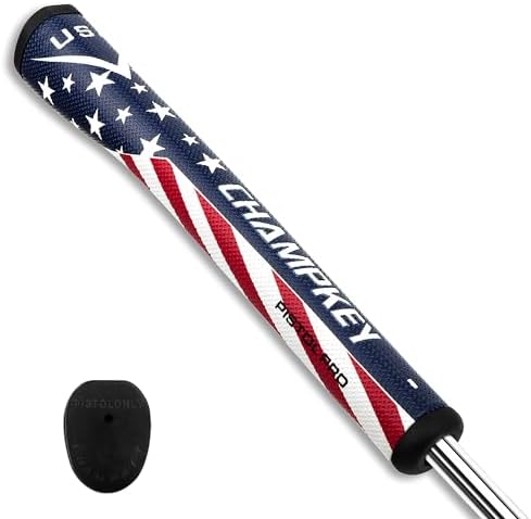 CHAMPKEY USA Pistol Golf Putter Grip | Comfortable Polyurethane and Lightweight by ++Champkey