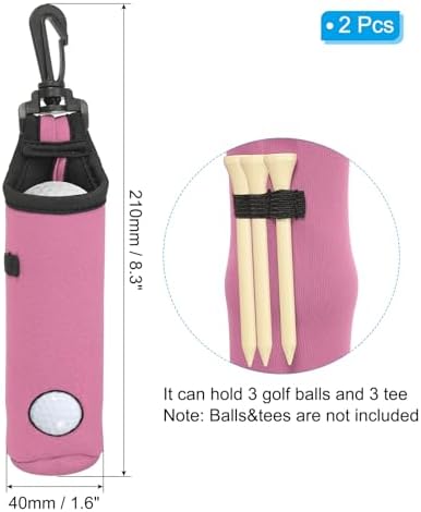PATIKIL Golf Ball Carry Bag, Light Pink - Image 2