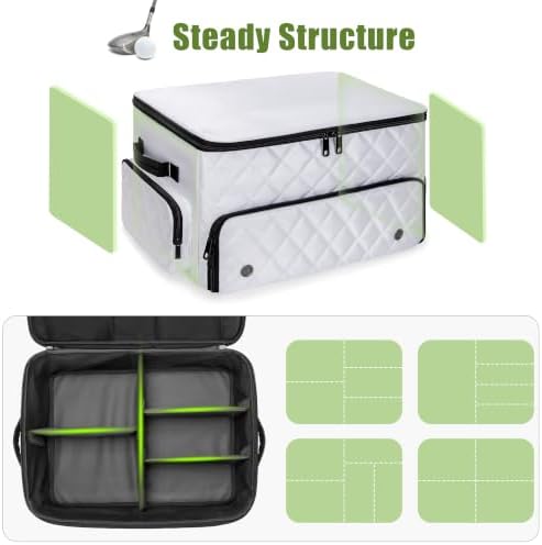 PGmoon 2 Layer Golf Trunk Organizer, Golf Car Storage Organizer - Image 4