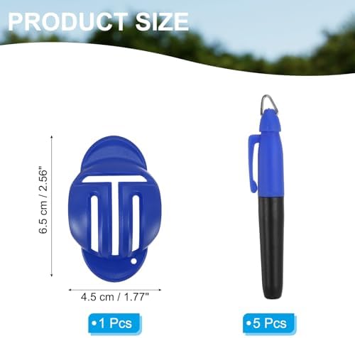 PATIKIL Golf Ball Line Marker Tool Golf Ball Alignment Marking Tool - Image 2