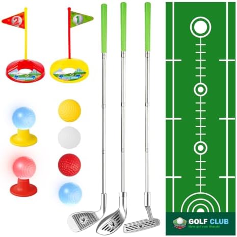 COOLFOX Toddler Golf Set -Retractable Kids Golf Clubs Set by COOLFOX