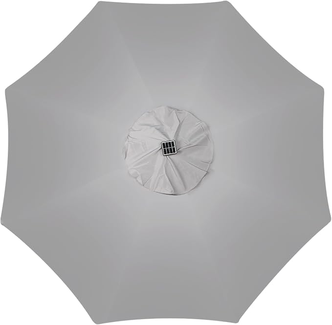 9 ft Solar Umbrella, Patio Umbrella - Image 4