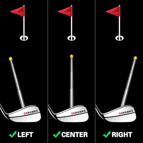 Telescopic Magnetic Golf Alignment Rods-Alignment Sticks-Swing Training Aid - Image 2