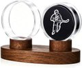 Weysat Hockey Puck Display Case 2 in 1 Hockey Puck Holder by Weysat