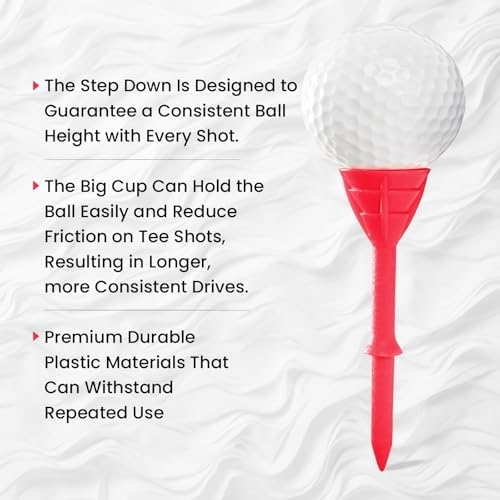 Amy Sport Unbreakable Golf Tees Plastic 3 1/4 inch - Image 4
